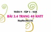 Bài 3.5 Toán 9 tập 1 SGK Kết nối tri thức